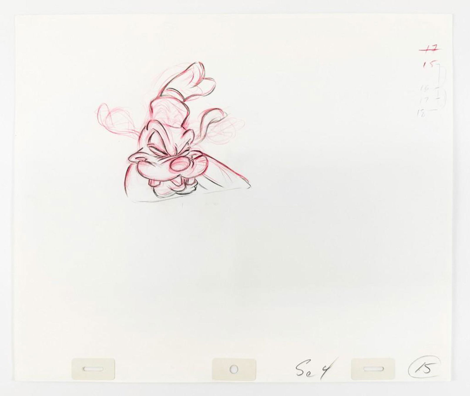 Z. Vendetta Original Drawing Long Legged Goofy