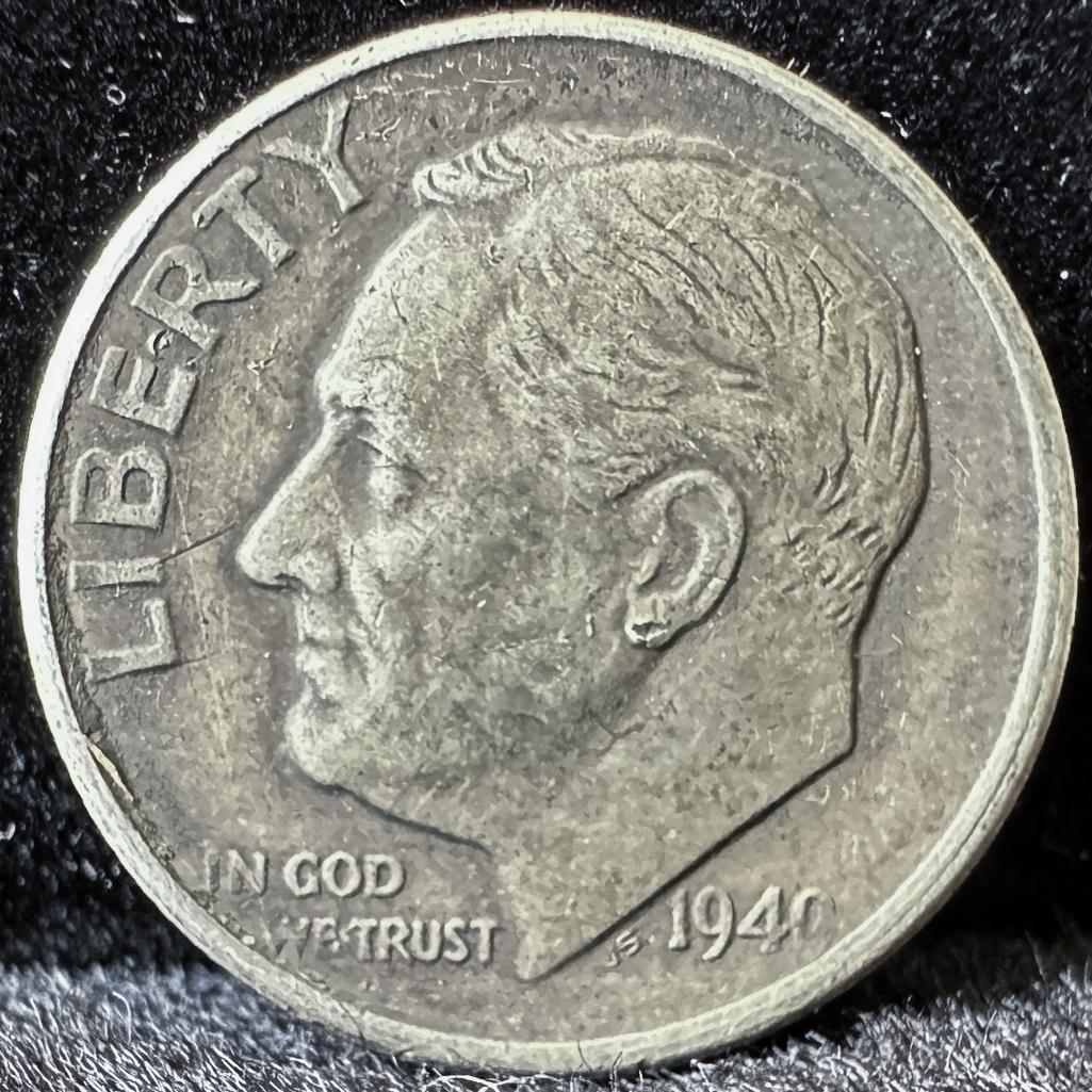 1949-S Roosevelt Dime US Coin (1 of 2)