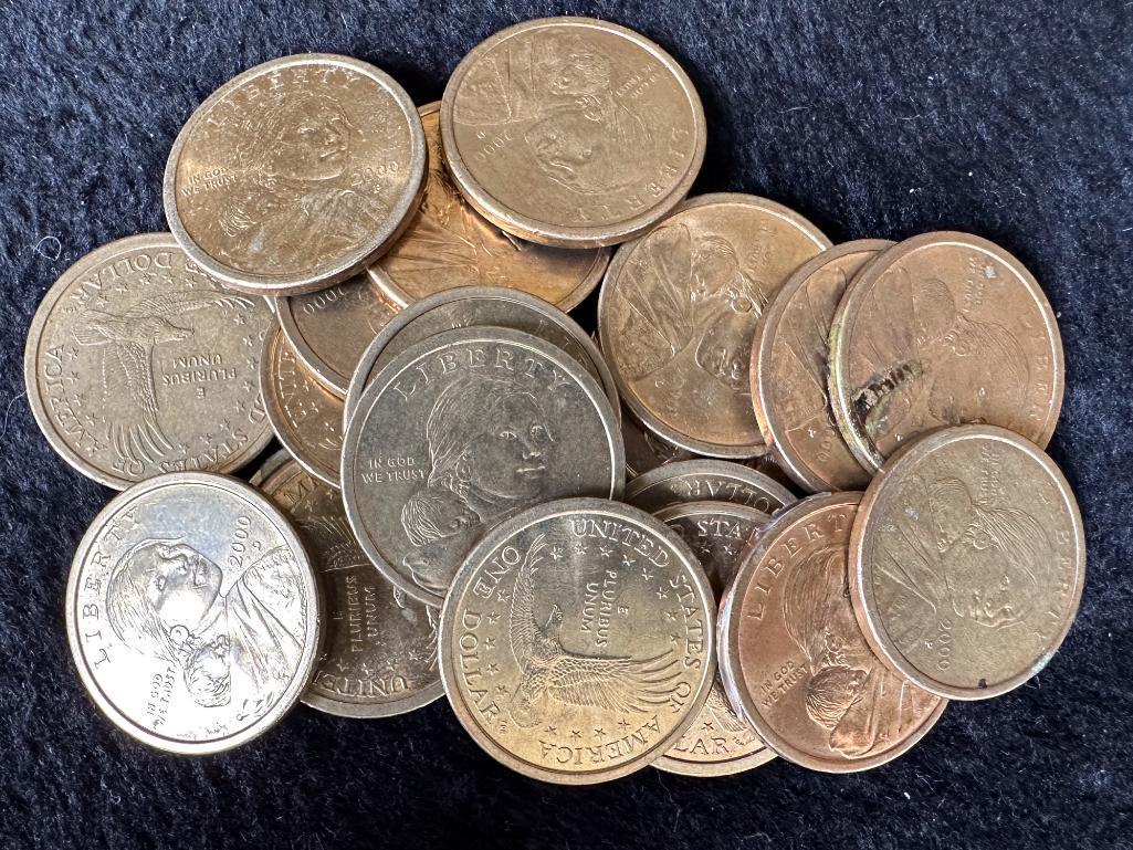 (20) Sacagawea $1 Coins Assorted Dates (1 of 1)