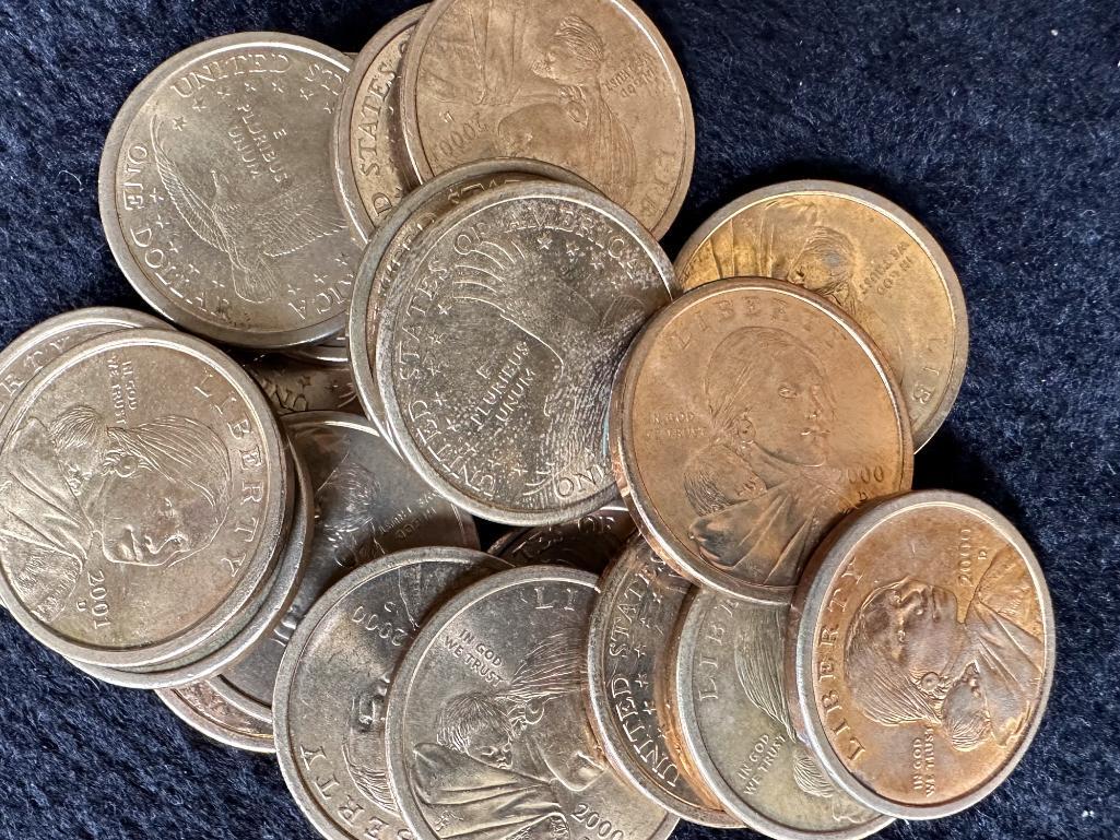 (20) Sacagawea $1 Coins Assorted Dates (1 of 1)