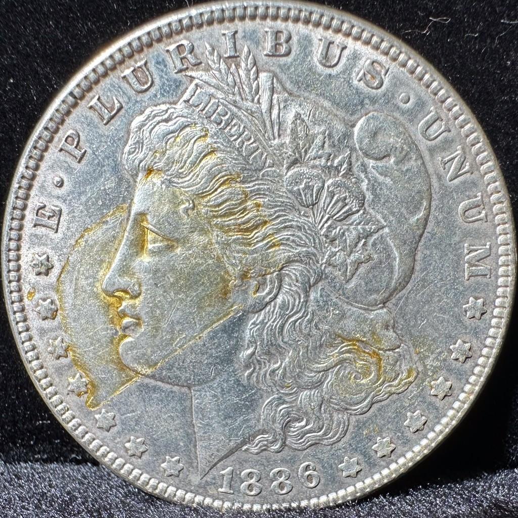 1886 Morgan Dollar US Coin 90% Silver (1 of 2)
