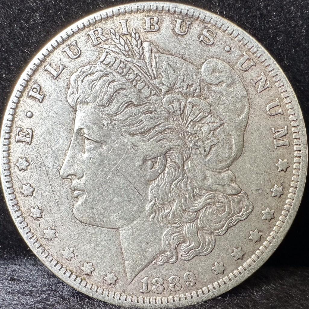 1889-O Morgan Dollar US Coin 90% Silver (1 of 2)