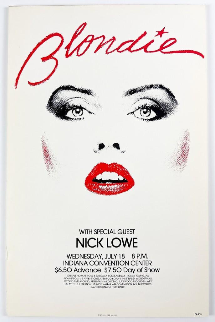 Blondie Nick Lowe Concert Poster (1 of 5)