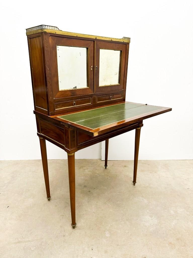 Antique French Marble Top Writing Desk (1 of 10)