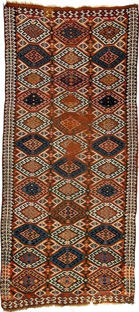 Antique Turkoman Rug 4x8 (1 of 8)