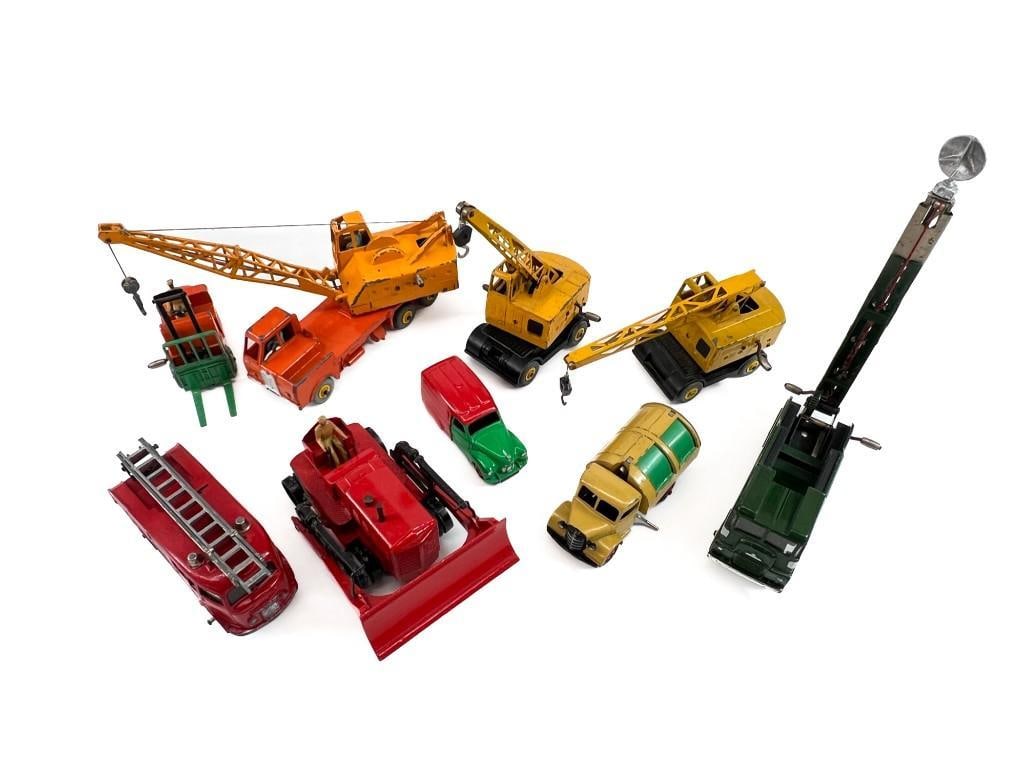 9 Pc Lot Dinky Toys Cars Construction & Utility Vehicles (1 of 20)