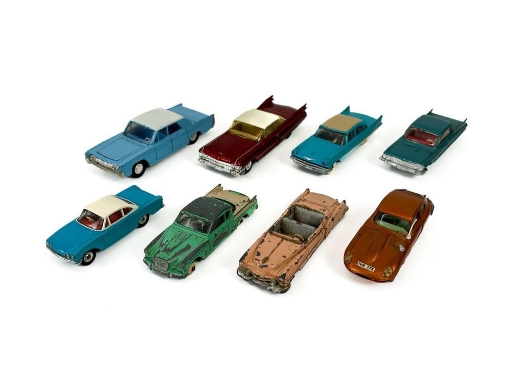 8 Pc Lot Dinky Toys American Cars (1 of 3)