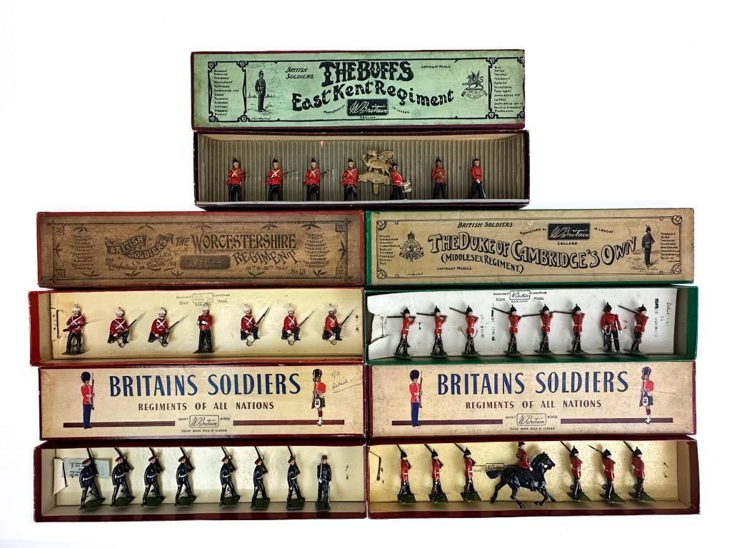 Lot of 5 Britains Sets British Soldiers Regiments #16, #18, #76, #36, & #2092 (1 of 12)