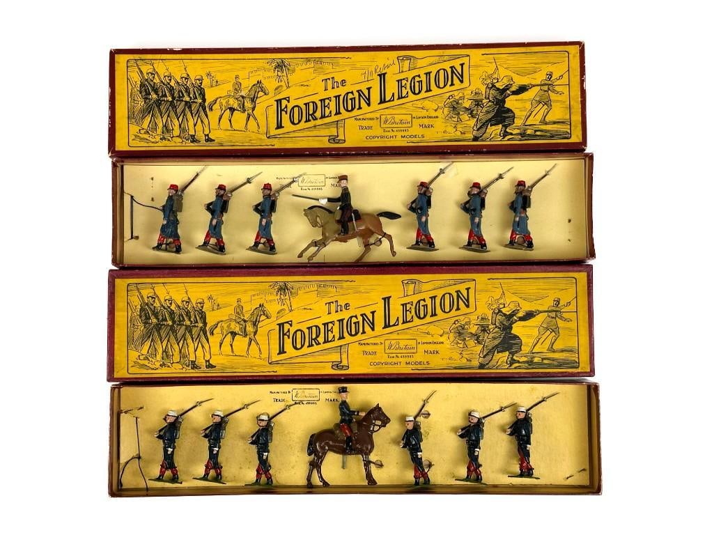 Lot of 2 Britains French Foreign Legion Lead Soldier Sets (1 of 6)