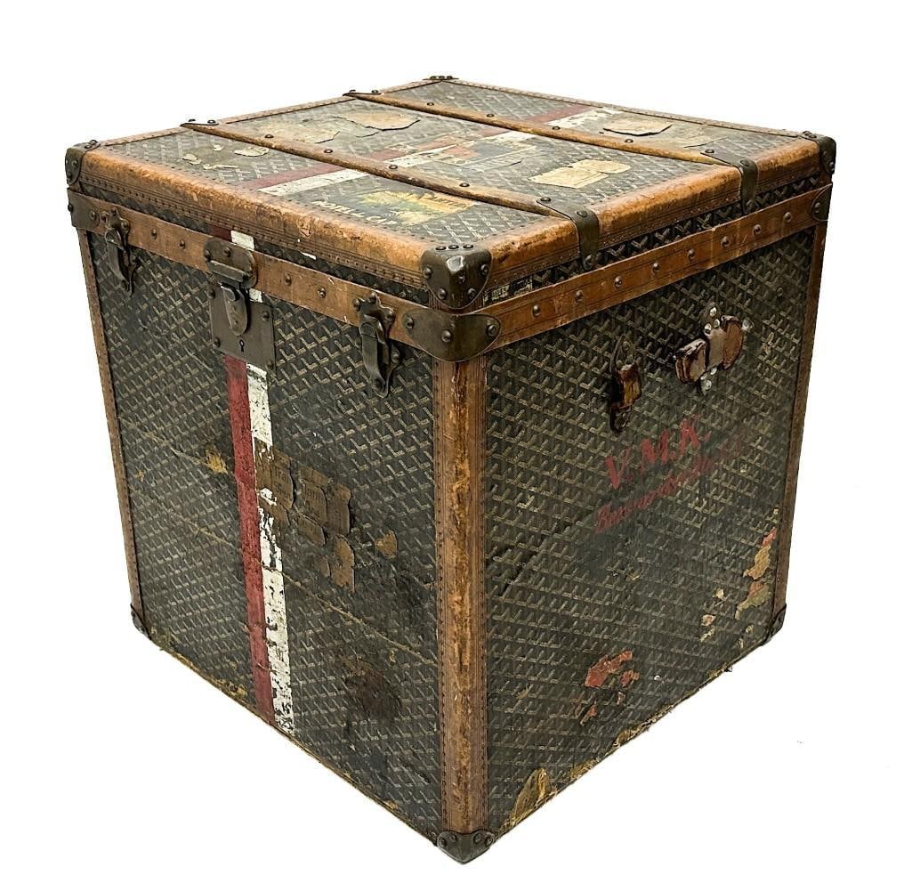 Antique Goyard Steamer Trunk (1 of 17)