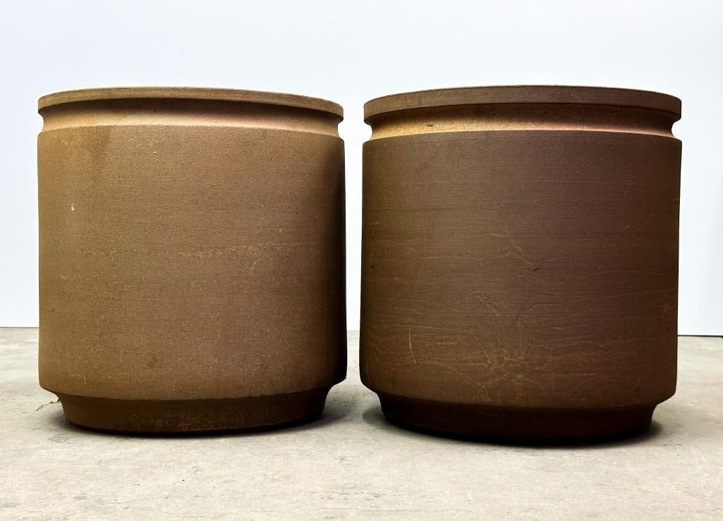 Robert Maxwell David Cressey for Earthgender Pair of Stoneware Planters 15.5" H (1 of 5)