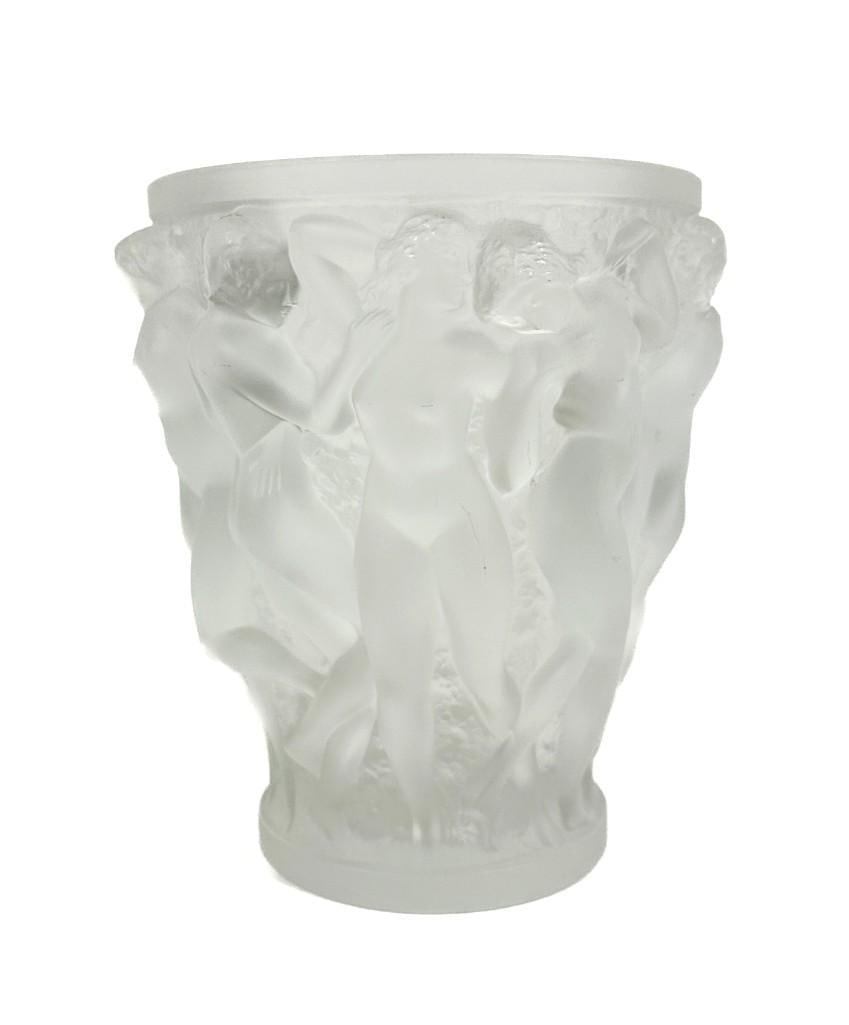 Lalique Bacchantes Figural Crystal Vase (1 of 11)