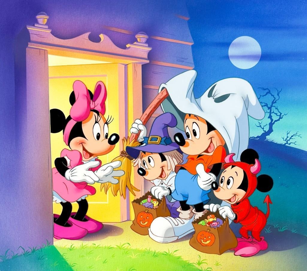 Ron Dias (1937-2013) Disney Mickey Mouse Magazine Fall 1989 Original Cover Production Art (1 of 3)