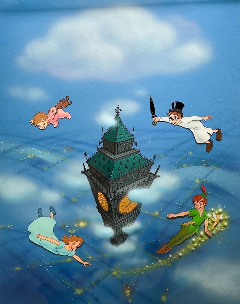 Ron Dias (1937-2013) Book Illustration or Publicity Art Peter Pan, Wendy, Tinker Bell (1 of 5)