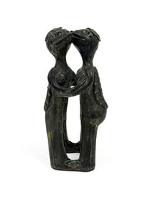 Kusler: Michel Marilla Ceramic Sculpture Anthropomorphic Kappa Turtle