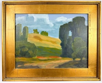 Kusler: D. Phillips, Oil on Canvas, Landscape