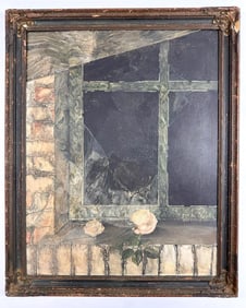 Kusler: M. Grahame, Gesso on Masonite, The Tribute