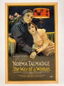 Kusler: The Way of a Woman 1919 Kempson Pictures Lithograph One Sheet Poster