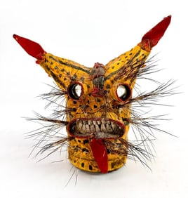 Vintage Mexican El Tigre Dance Mask