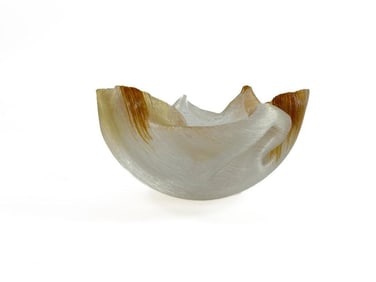 Toots Zynsky (b. 1951) Fused Glass Sculpture, Coupe, 1986