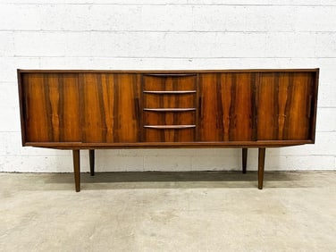 Kusler: Arne Vodder for Skovby Mobelfabrik Midcentury Rosewood Sideboard Credenza