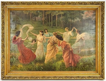 Copy of Springtime by Leopold Franz Kowalski Signed Maillard