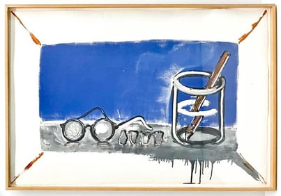 Martin Lubner (1929-2016) Gouache on Paper, Still Life