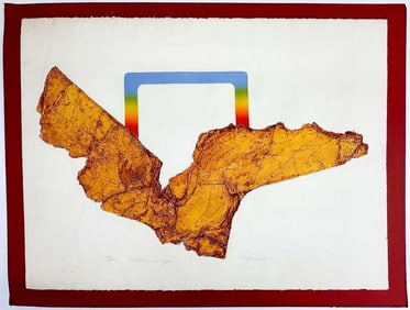 Alonzo Joseph Davis (b. 1942) Signed Numbered Mixed Media 18/100, from Mental Space Series