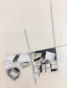 Kusler: Signed Watson, Mixed Media on Paper, Abstract, 1979