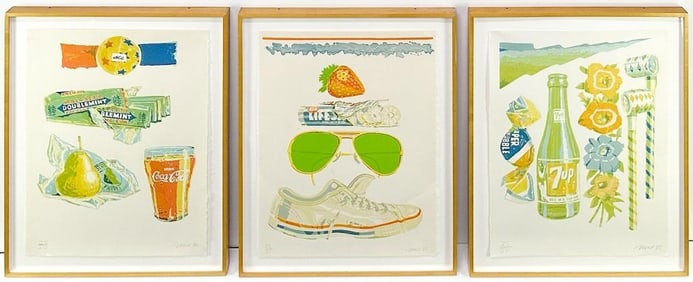 Don Nice (1932-2019) Lot of 3 Pencil Signed Numbered Lithographs