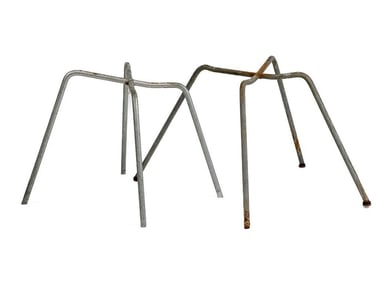 2-Pc Rare Lounge-Height Zinc X-Bases