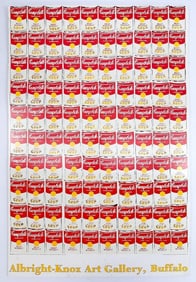 Albright-Knox Art Gallery, Lithograph on Paper, Andy Warhol 100 Soup Cans Poster