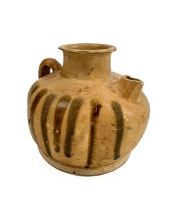 Changsha Ware Squat Ewer with Striped Design