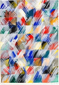 Ann Thornycroft (b. 1944) Watercolor on Paper, Untitled Abstract