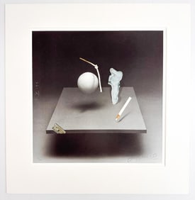 Jayme Odgers (1939-2022) Glicee on Paper, Untitled Still Life with Objects