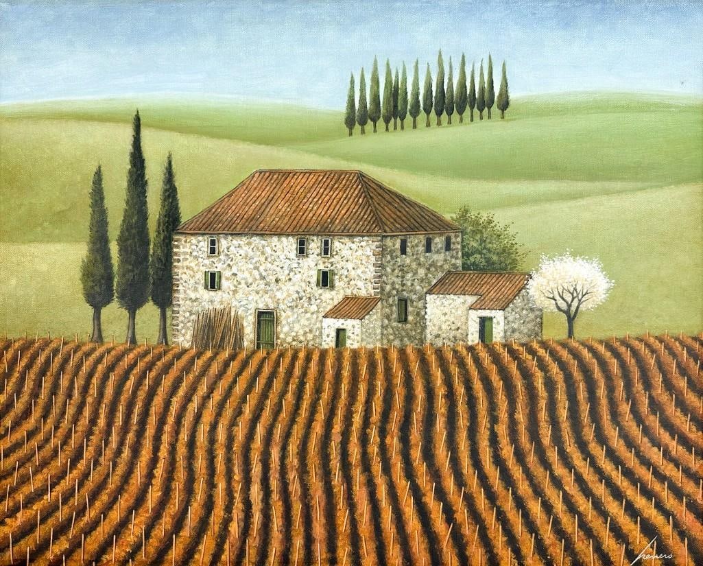 Lowell Herrero (1921-2015) Acrylic on Canvas, Spring, 1996: Lowell Herrero (1921-2015) Acrylic on Canvas, Spring, 1996Artwork is titled Spring, and is signed in the bottom right corner.Condition: Artwork is in good condition with no visible scratches, rips, or