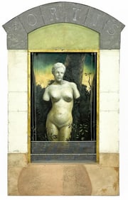 Alexander Mihaylovich (b. 1961) Mixed Media Painting Sculpture Depicting Bust of Woman