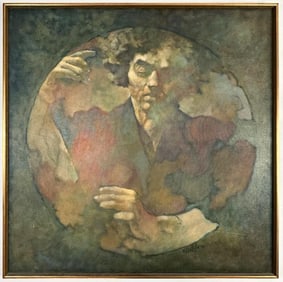 David Kreitzer (b. 1942) Oil on Canvas, The Musician