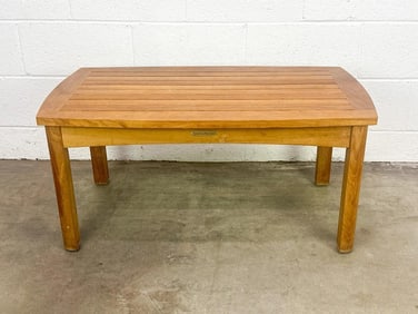 Smith & Hawken Teak Wood Coffee Table