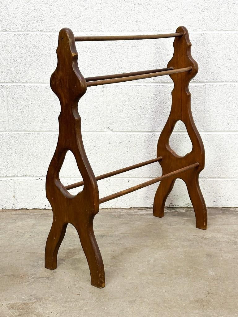 Antique Quilt Rack Stand (1 of 6)