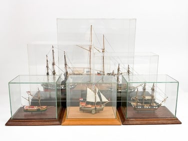 Lot of 6 Vintage Model Ships