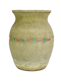 Large Hillside Pottery Cement and Tile Planter Pot