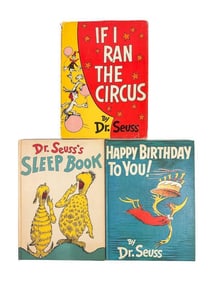 Lot of 3 1950-1960s Dr. Seuss Children's Books