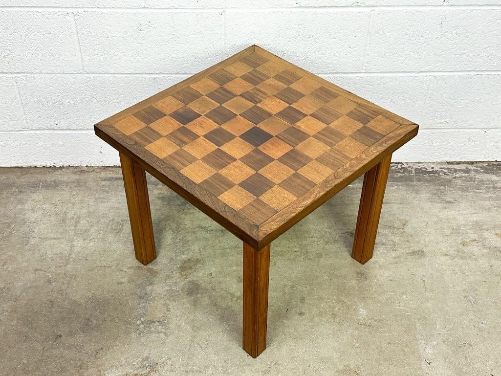 Hector Aguilar Signed Game Board Side Table (1 of 5)