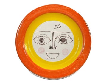 Giovanni DeSimone (1930-1991) Hand Painted Studio Pottery Ceramic Plate