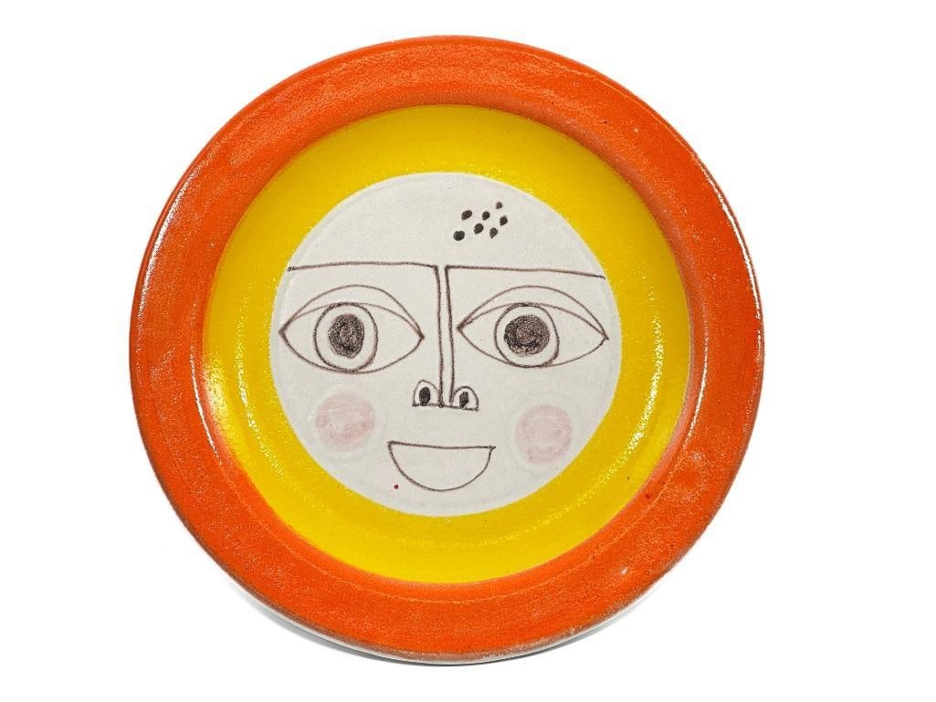 Giovanni DeSimone (1930-1991) Hand Painted Studio Pottery Ceramic Plate
