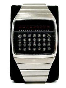 1977 Hewlett-Packard HP-01 Stainless Steel Digital Calculator Watch