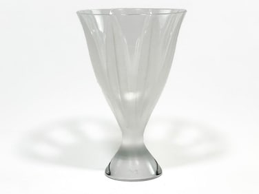 Lalique Crystal Campanule Vase 6 in.