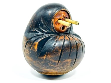 Antique Japanese Kobi or Kobe Daruma Doll Toy