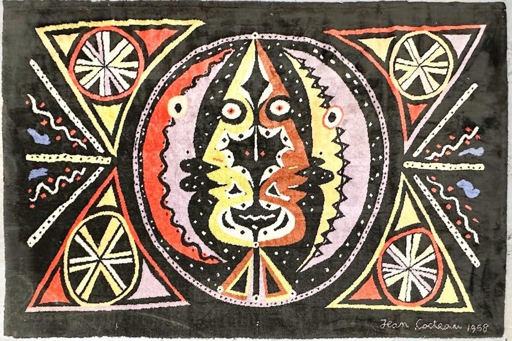 Jean Cocteau Astrologie Rug 6 x 10 ft